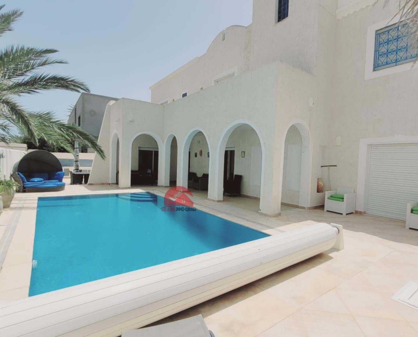 Vente villa avec piscine à Djerba Aghir ZU - Réf V681