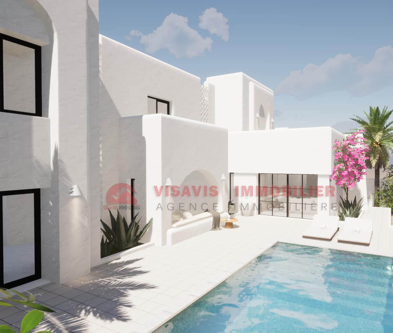 Construction clé en main - villa avec piscine ZU Djerba - Réf P691